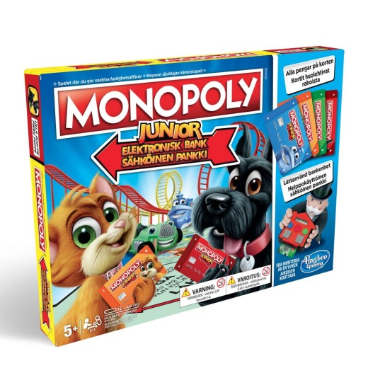 Monopoly Junior - Electronic Bank ryhmässä  @ Spelexperten (5853894)