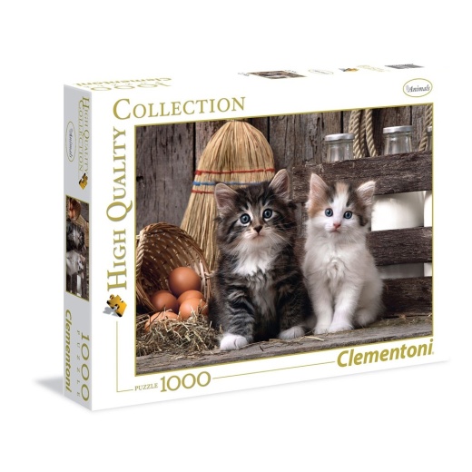 Clementoni : Lovely Kittens - 1000 Palaa ryhmässä PALAPELIT @ Spelexperten (5854133)