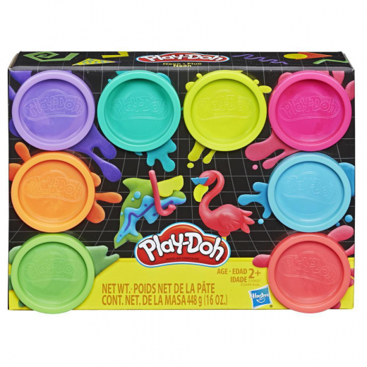 Play-Doh Neon 8-Pack ryhmässä LELUT / Play-Doh @ Spelexperten (5857817)