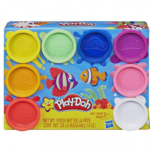 Play-Doh Rainbow 8-Pack ryhmässä LELUT / Play-Doh @ Spelexperten (5857818)