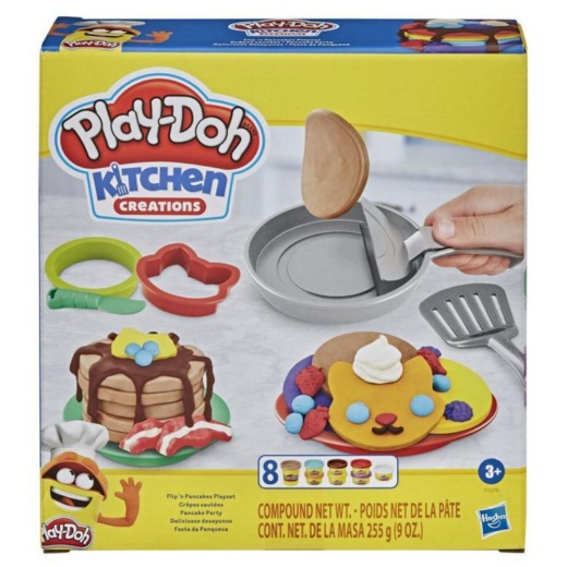 Play-Doh Flip 'n Pancakes Playset ryhmässä LELUT / Play-Doh @ Spelexperten (5857894)