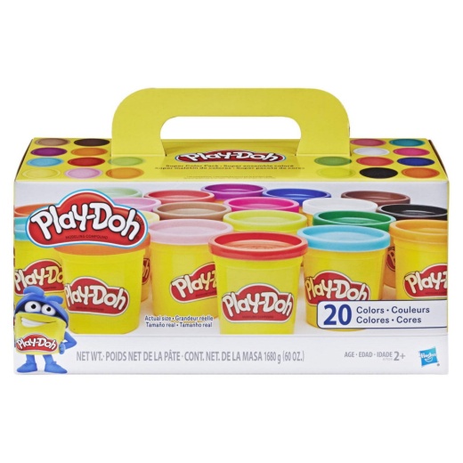Play-Doh Super Color 20-Pack ryhmässä LELUT / Play-Doh @ Spelexperten (5858290)