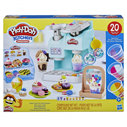 Play-Doh Super Colourful Cafe Playset ryhmässä LELUT / Play-Doh @ Spelexperten (5859553)
