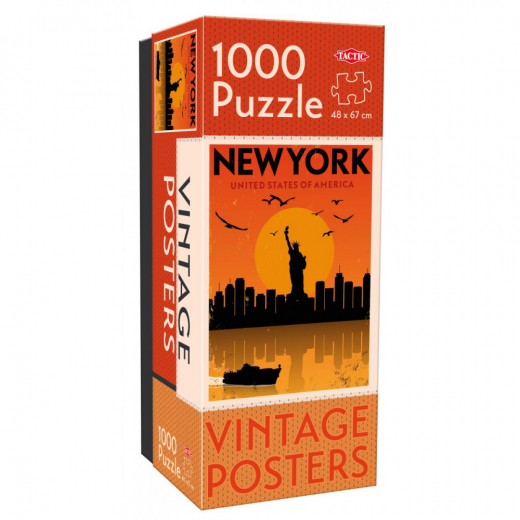 Tactic Palapeli: Vintage Cities: New York 1000 palaa ryhmässä PALAPELIT / 1000 palaa @ Spelexperten (58660)