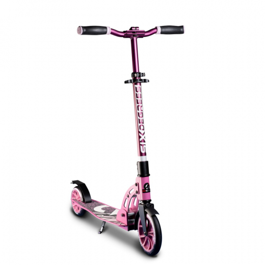 Six Degrees Aluminium Scooter Junior 180/145 mm Pink ryhmässä LELUT / Polkupyöriä / Potkulaudat @ Spelexperten (588)