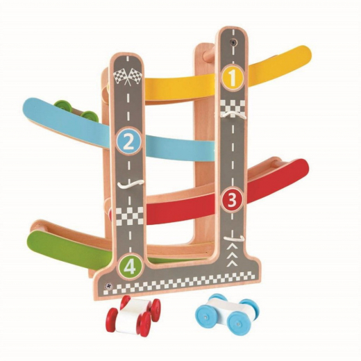 Hape Fast Flip Racetrack ryhmässä LELUT / Lasten & vauvojen @ Spelexperten (5895)