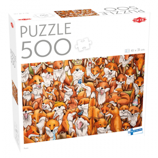 Tactic Palapeli: Foxes 500 Palaa ryhmässä PALAPELIT / < 750 palaa @ Spelexperten (59214)