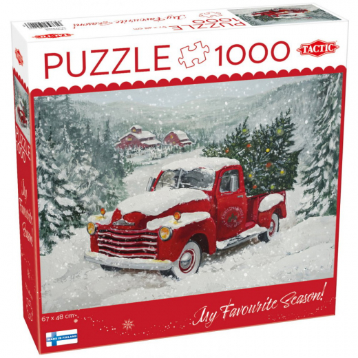 Tactic Palapeli: Christmas Tree Truck 1000 palaa ryhmässä PALAPELIT / 1000 palaa @ Spelexperten (59220)