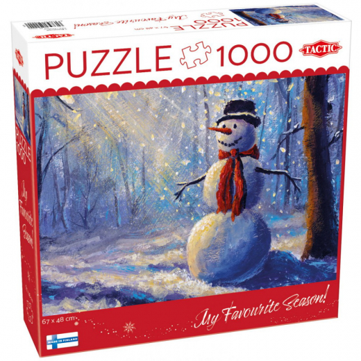 Tactic Palapeli: Happy Snowman 1000 palaa ryhmässä PALAPELIT / 1000 palaa @ Spelexperten (59222)