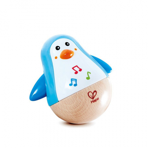 Hape Penguin Musical Wobbler ryhmässä LELUT / Lasten & vauvojen @ Spelexperten (5933)