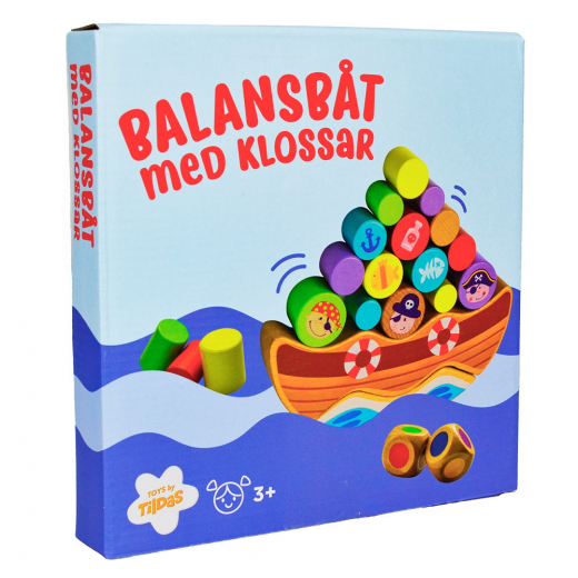 Tasapainovene palikoilla ryhmässä SEURAPELIT / Lastenpelit @ Spelexperten (60-1342)