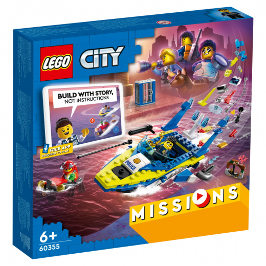 LEGO City - Tehtävä meripoliisin kanssa ryhmässä LELUT / LEGO / LEGO City @ Spelexperten (60355)