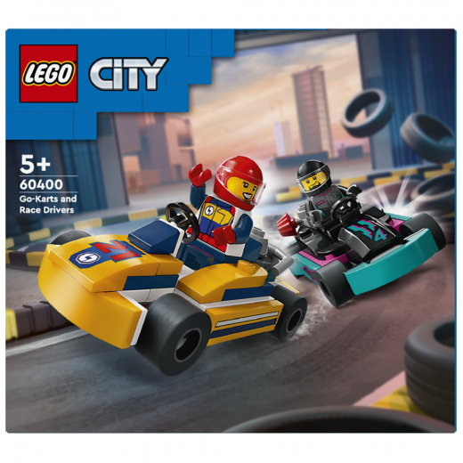LEGO City - Go-Kart-autot ja kilpakuljettajat ryhmässä LELUT / LEGO / LEGO City @ Spelexperten (60400)