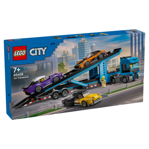 LEGO City - Urheiluautojen kuljetusauto ryhmässä LELUT / LEGO / LEGO City @ Spelexperten (60408)