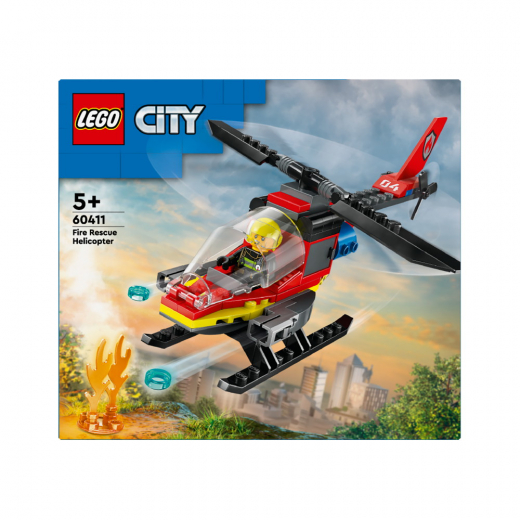 LEGO City - Palokunnan pelastushelikopteri ryhmässä LELUT / LEGO / LEGO City @ Spelexperten (60411)