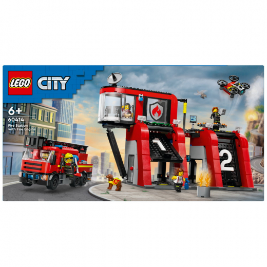 LEGO City - Paloasema ja paloauto ryhmässä LELUT / LEGO / LEGO City @ Spelexperten (60414)