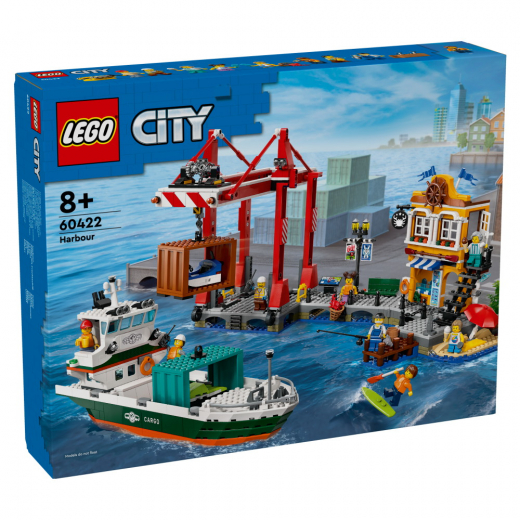 LEGO City - Merisatama ja rahtilaiva ryhmässä LELUT / LEGO / LEGO City @ Spelexperten (60422)