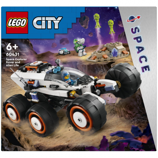 LEGO City - Avaruustutkimuskulkija ja vieras elämänmuoto ryhmässä LELUT / LEGO / LEGO City @ Spelexperten (60431)