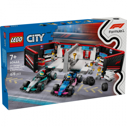 LEGO City - F1-talli ja Mercedes-AMG‑ ja Alpine-autot ryhmässä LELUT / LEGO / LEGO City @ Spelexperten (60444)