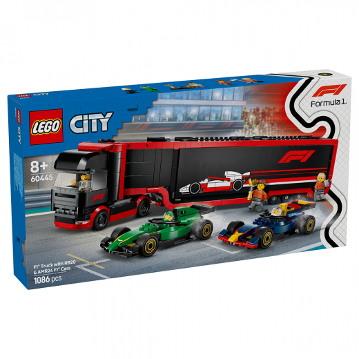 LEGO City - F1-rekka ja F1-autot RB20 ja AMR24 ryhmässä LELUT / LEGO / LEGO City @ Spelexperten (60445)