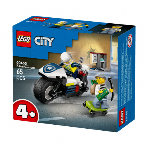LEGO City - Takaa-ajo poliisimoottoripyörällä ryhmässä LELUT / LEGO / LEGO City @ Spelexperten (60455-L)