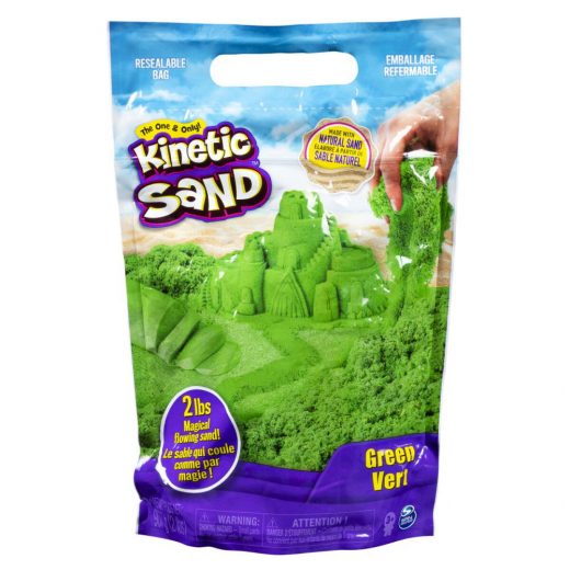 Kinetic Sand - Green ryhmässä LELUT / Luo & maalaa / Kinetic Sand @ Spelexperten (6046035-1)