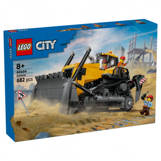 LEGO City - Keltainen puskutraktori ryhmässä LELUT / LEGO / LEGO City @ Spelexperten (60466)