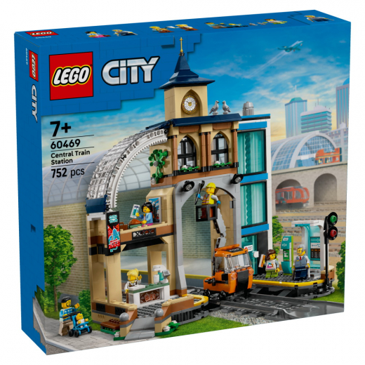 LEGO City - Päärautatieasema ryhmässä LELUT / LEGO / LEGO City @ Spelexperten (60469)