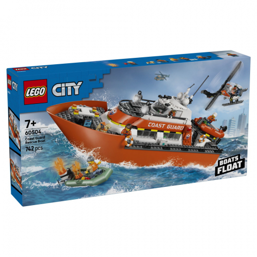 LEGO City - Rannikkovartioston Pelastusalus Ja Helikopteri ryhmässä LELUT / LEGO / LEGO City @ Spelexperten (60504)