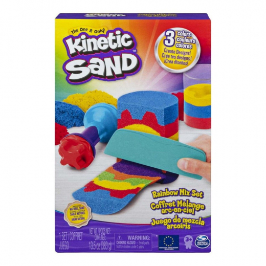Kinetic Sand - Rainbow Mix Set ryhmässä LELUT / Luo & maalaa @ Spelexperten (6053691)