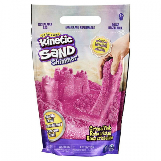 Kinetic Sand - Glitter Sand Pink ryhmässä LELUT / Luo & maalaa @ Spelexperten (6060800)
