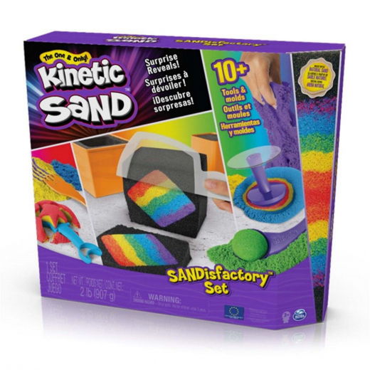 Kinetic Sand - SANDisfactory Set ryhmässä LELUT / Luo & maalaa @ Spelexperten (6061654)