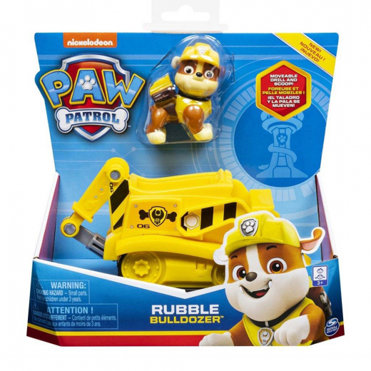 Paw Patrol - Rubble Bulldozer ryhmässä LELUT / Figuurit ja leikkisarjat / Paw Patrol @ Spelexperten (6061794)