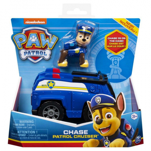 Paw Patrol - Chase Patrol Cruiser ryhmässä LELUT / Figuurit ja leikkisarjat / Paw Patrol @ Spelexperten (6061799)