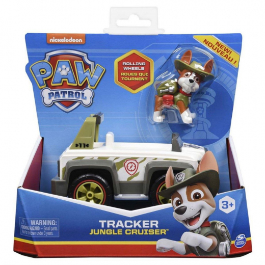 Paw Patrol - Tracker Jungle Cruiser ryhmässä LELUT / Figuurit ja leikkisarjat / Paw Patrol @ Spelexperten (6061801)