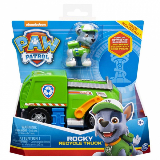 Paw Patrol - Rocky Recycle Truck ryhmässä LELUT / Figuurit ja leikkisarjat / Paw Patrol @ Spelexperten (6061804)