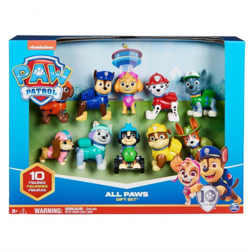 Paw Patrol - Celebration 10 pack figures ryhmässä LELUT / Figuurit ja leikkisarjat / Paw Patrol @ Spelexperten (6065255)