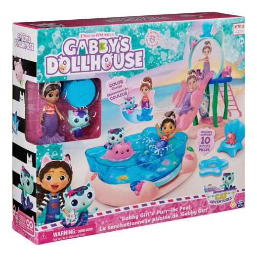 Gabby's Dollhouse - Pool Playset ryhmässä LELUT / Figuurit ja leikkisarjat / Gabby's Dollhouse @ Spelexperten (6065498)
