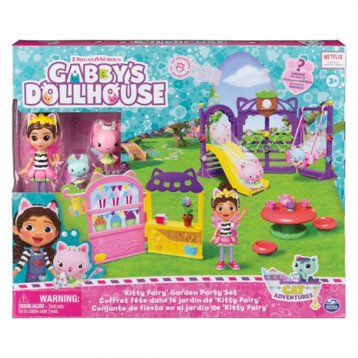 Gabby's Dollhouse - Kitty Fairy Garden Party Set ryhmässä LELUT / Figuurit ja leikkisarjat / Gabby's Dollhouse @ Spelexperten (6065911)