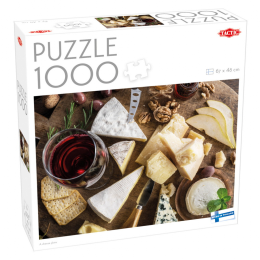 Tactic Palapeli: A cheese plate 1000 Palaa ryhmässä PALAPELIT / 1000 palaa @ Spelexperten (60660)