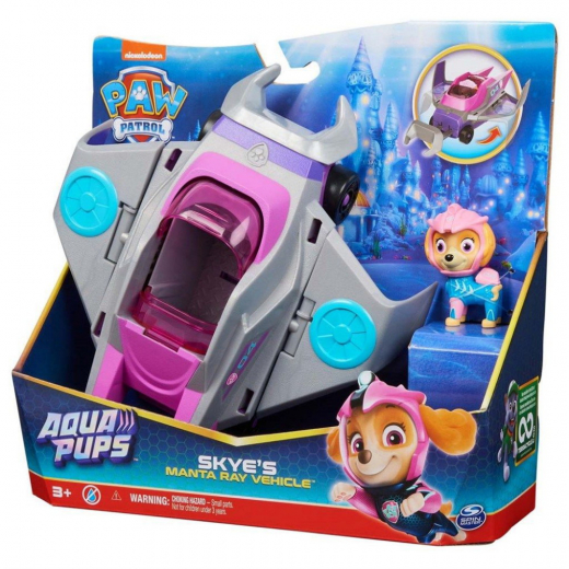 Paw Patrol - Skye's Manta Ray Vehicle ryhmässä LELUT / Figuurit ja leikkisarjat / Paw Patrol @ Spelexperten (6066141)