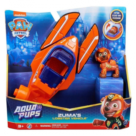 Paw Patrol - Zuma's Lobster Vehicle ryhmässä LELUT / Figuurit ja leikkisarjat / Paw Patrol @ Spelexperten (6066143)