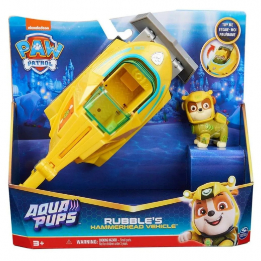 Paw Patrol - Rubble's Hammerhead Vehicle ryhmässä LELUT / Figuurit ja leikkisarjat / Paw Patrol @ Spelexperten (6066158)