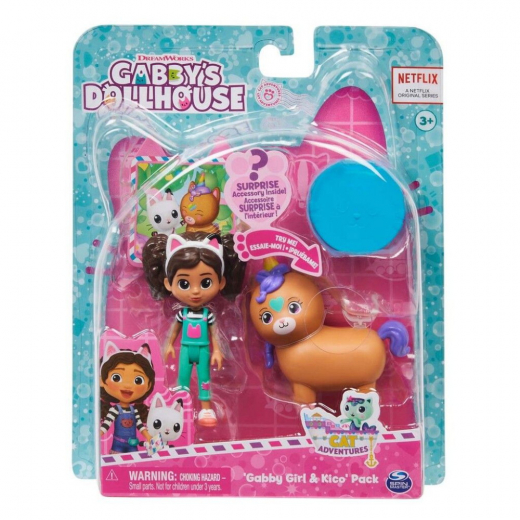 Gabby's Dollhouse - Gabby Girl & Kico ryhmässä LELUT / Figuurit ja leikkisarjat / Gabby's Dollhouse @ Spelexperten (6066237)