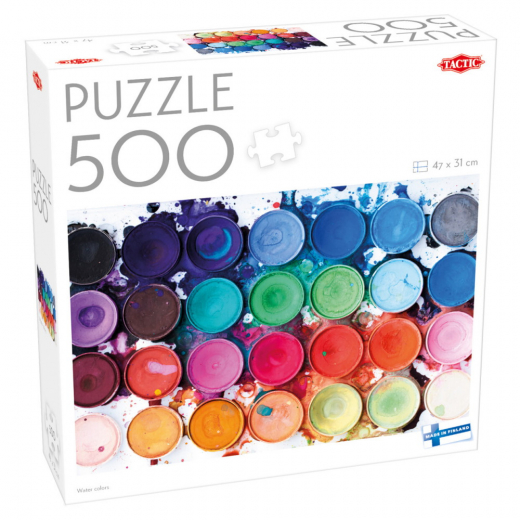 Tactic Palapeli: Water colors 500 Palaa ryhmässä PALAPELIT / < 750 palaa @ Spelexperten (60668)