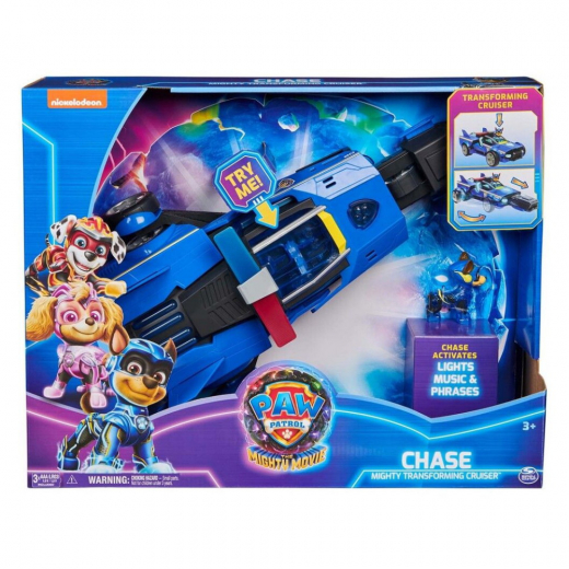 Paw Patrol Movie 2 Chase Feature Cruiser ryhmässä LELUT / Figuurit ja leikkisarjat / Paw Patrol @ Spelexperten (6067497)