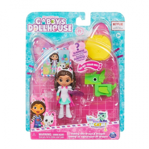 Gabby's Dollhouse - Gabby the Brave & Dragon ryhmässä LELUT / Figuurit ja leikkisarjat / Gabby's Dollhouse @ Spelexperten (6067730)