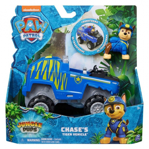 Paw Patrol - Jungle Themed Vehicle Chase ryhmässä LELUT / Figuurit ja leikkisarjat / Paw Patrol @ Spelexperten (6067758)