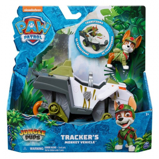 Paw Patrol - Jungle Themed Vehicle Tracker ryhmässä LELUT / Figuurit ja leikkisarjat / Paw Patrol @ Spelexperten (6067762)