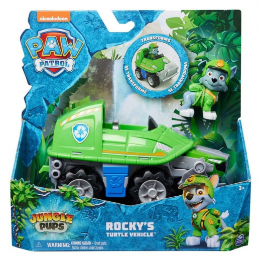 Paw Patrol - Jungle Themed Vehicle Rocky ryhmässä LELUT / Figuurit ja leikkisarjat / Paw Patrol @ Spelexperten (6067763)